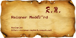 Reisner Medárd névjegykártya